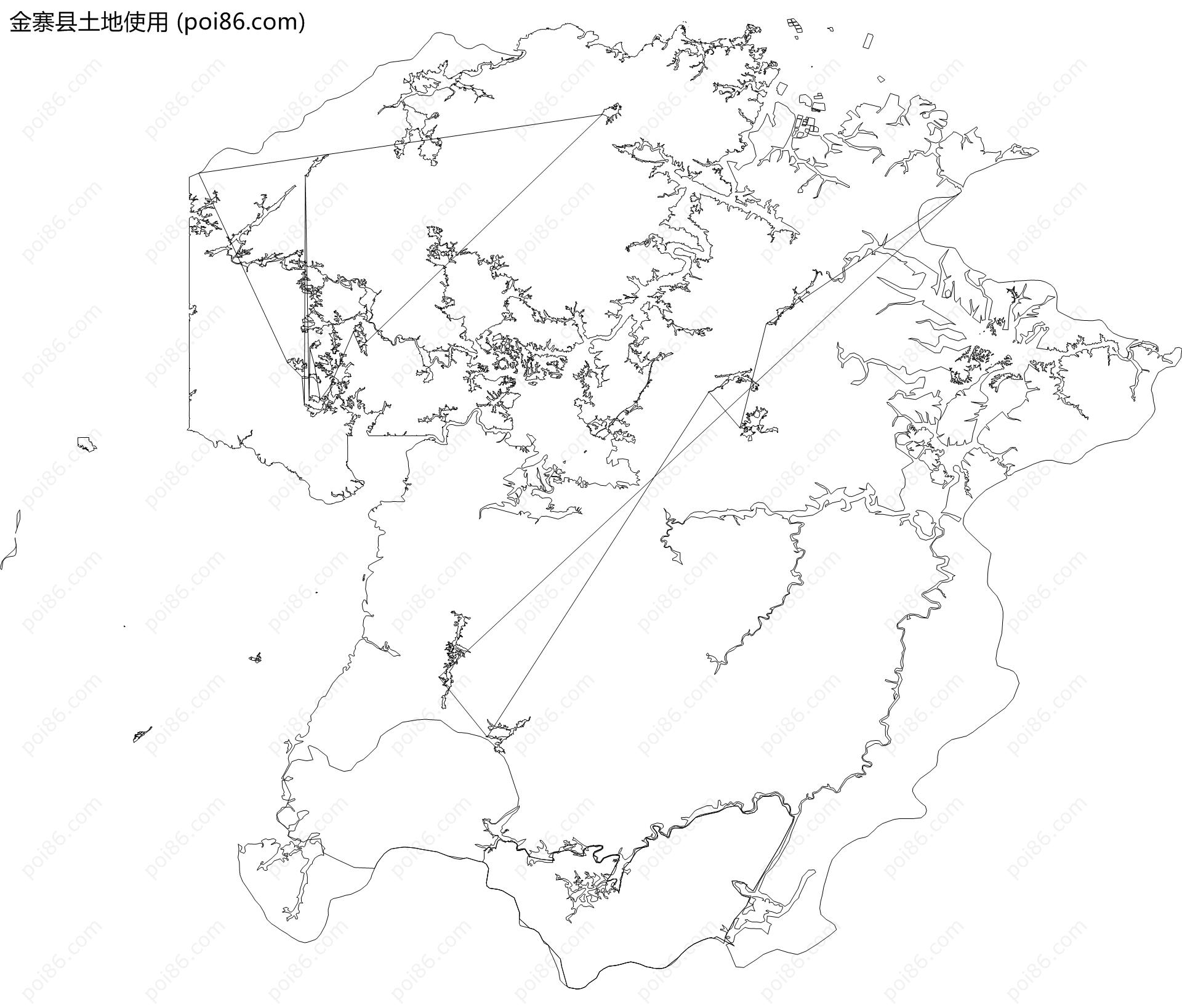 金寨县土地使用地图
