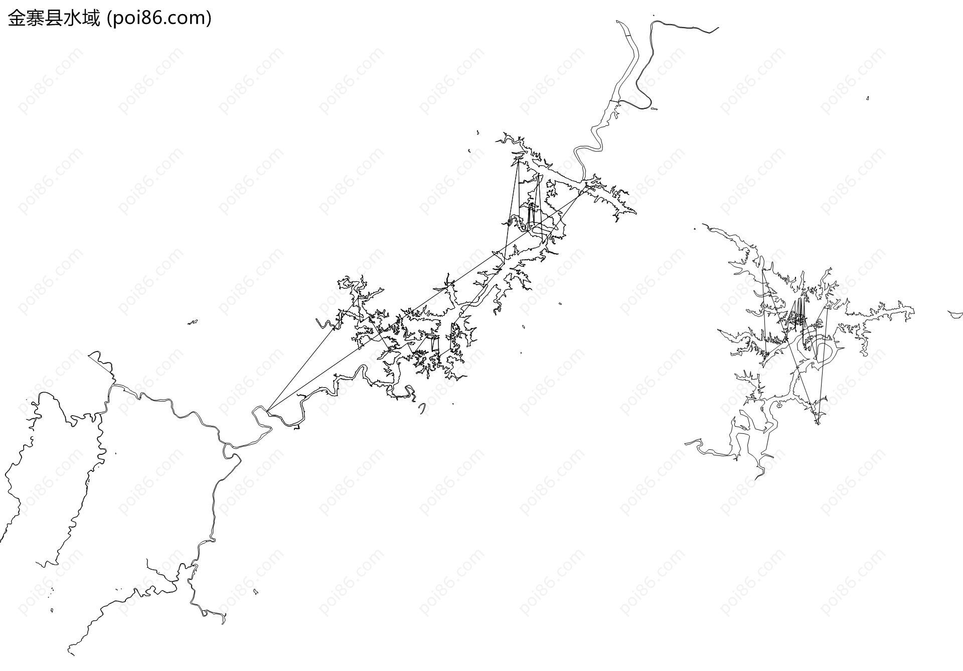 金寨县水域地图