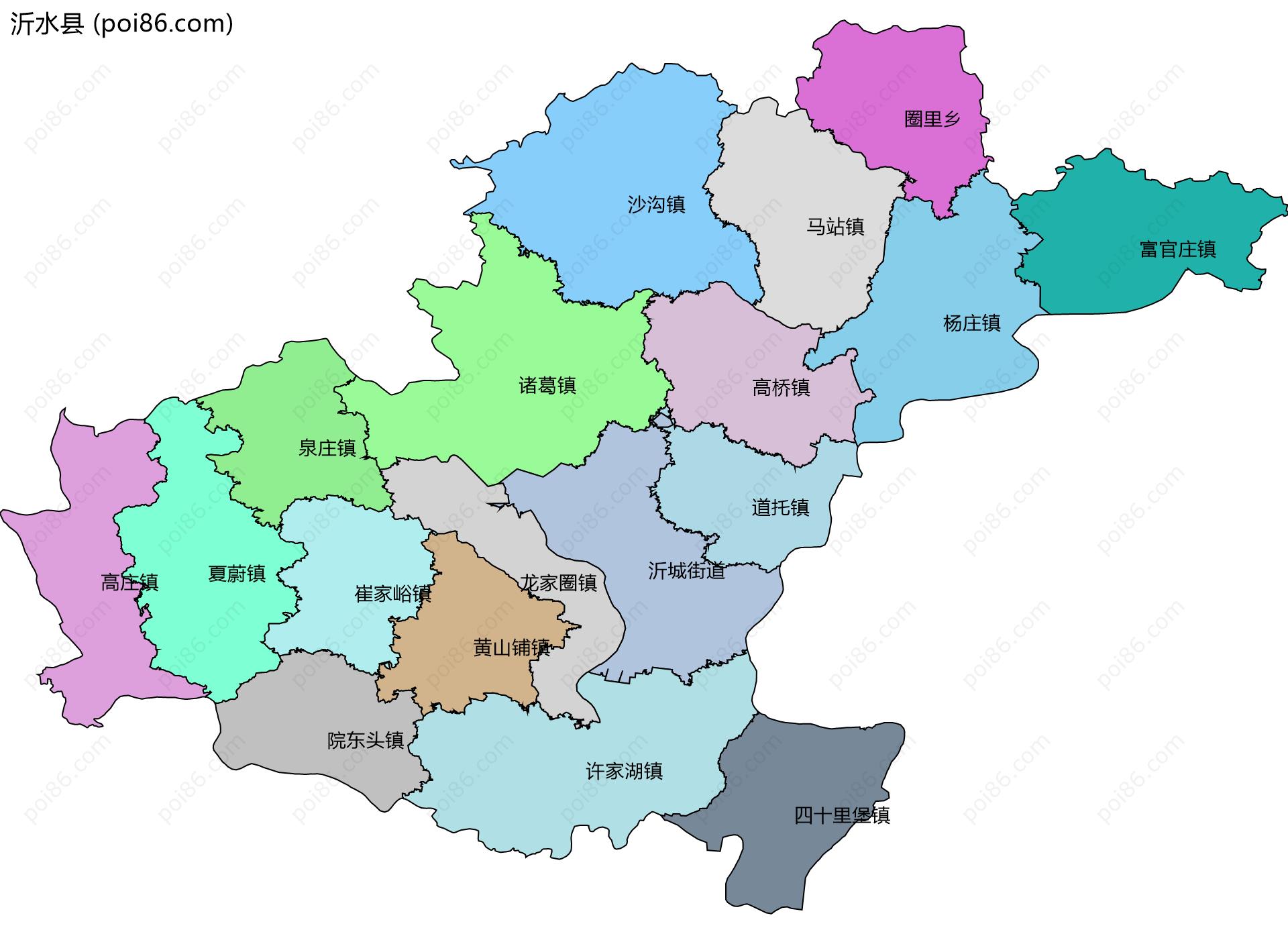 山东省临沂市3区9县建成区面积排名，最大是兰山区，最小是蒙阴县_实测
