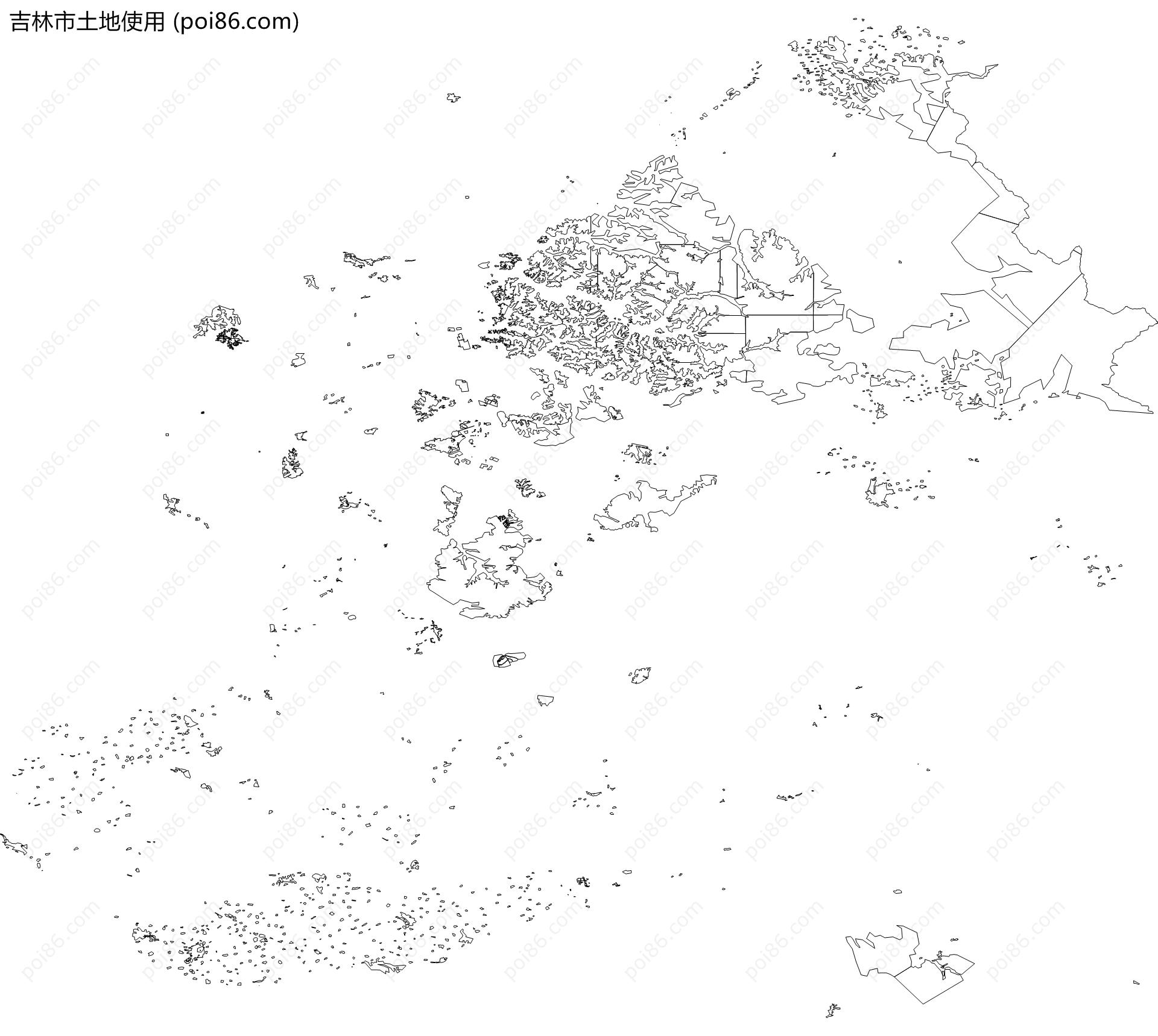 吉林市土地使用地图