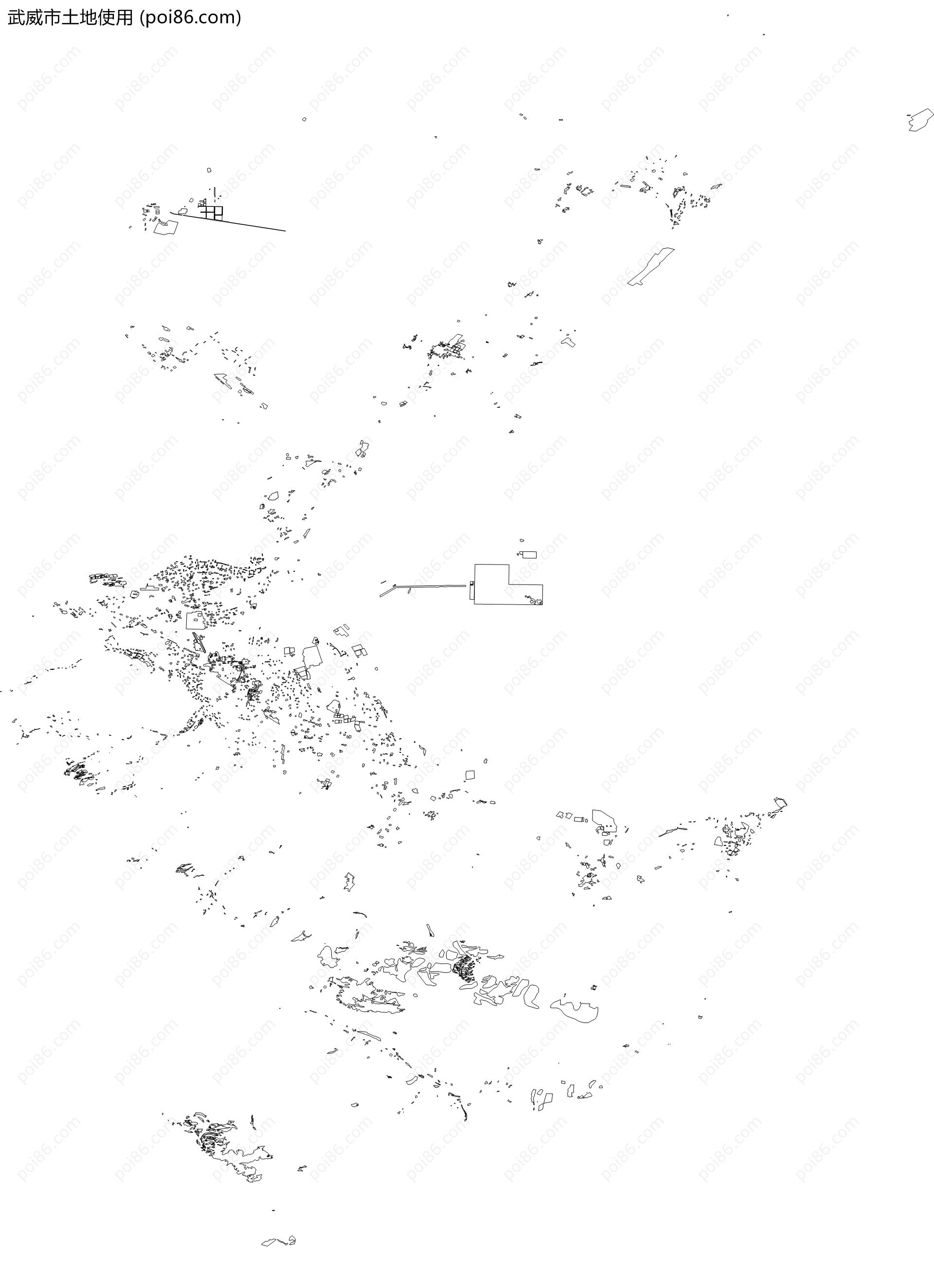 武威市土地使用地图