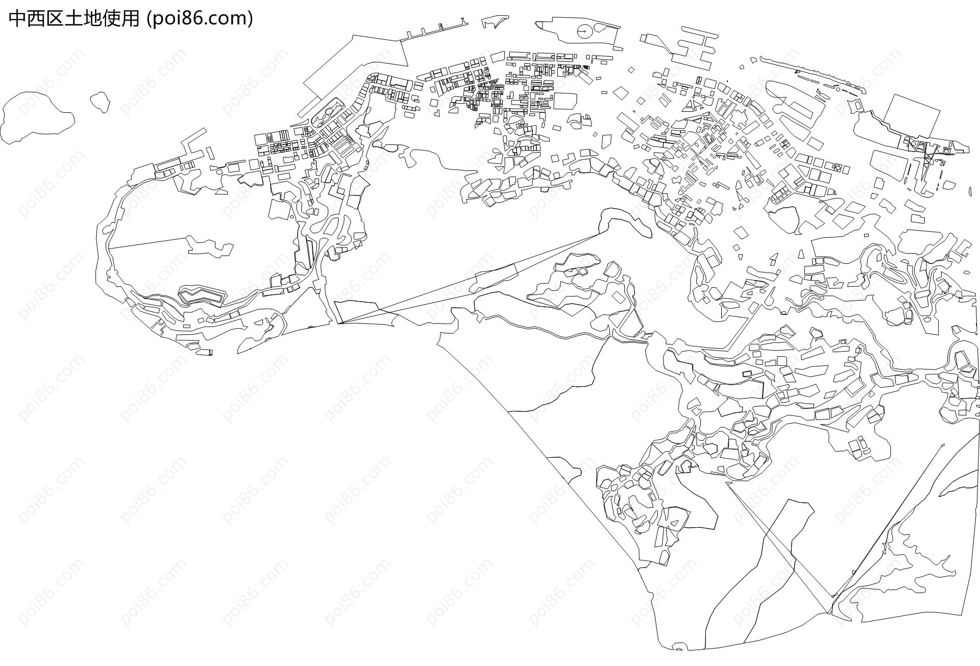 中西区土地使用地图