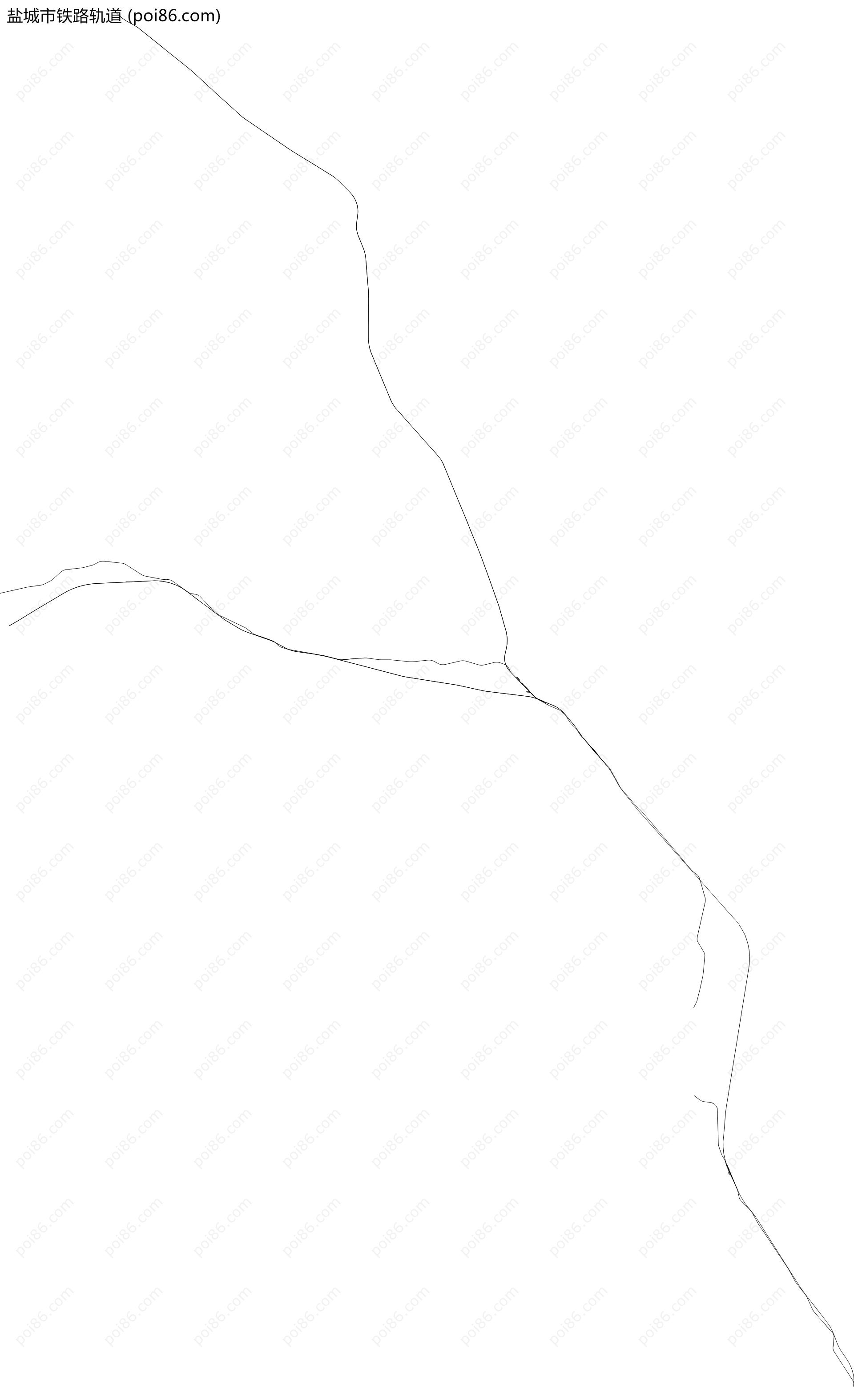 盐城市铁路轨道地图
