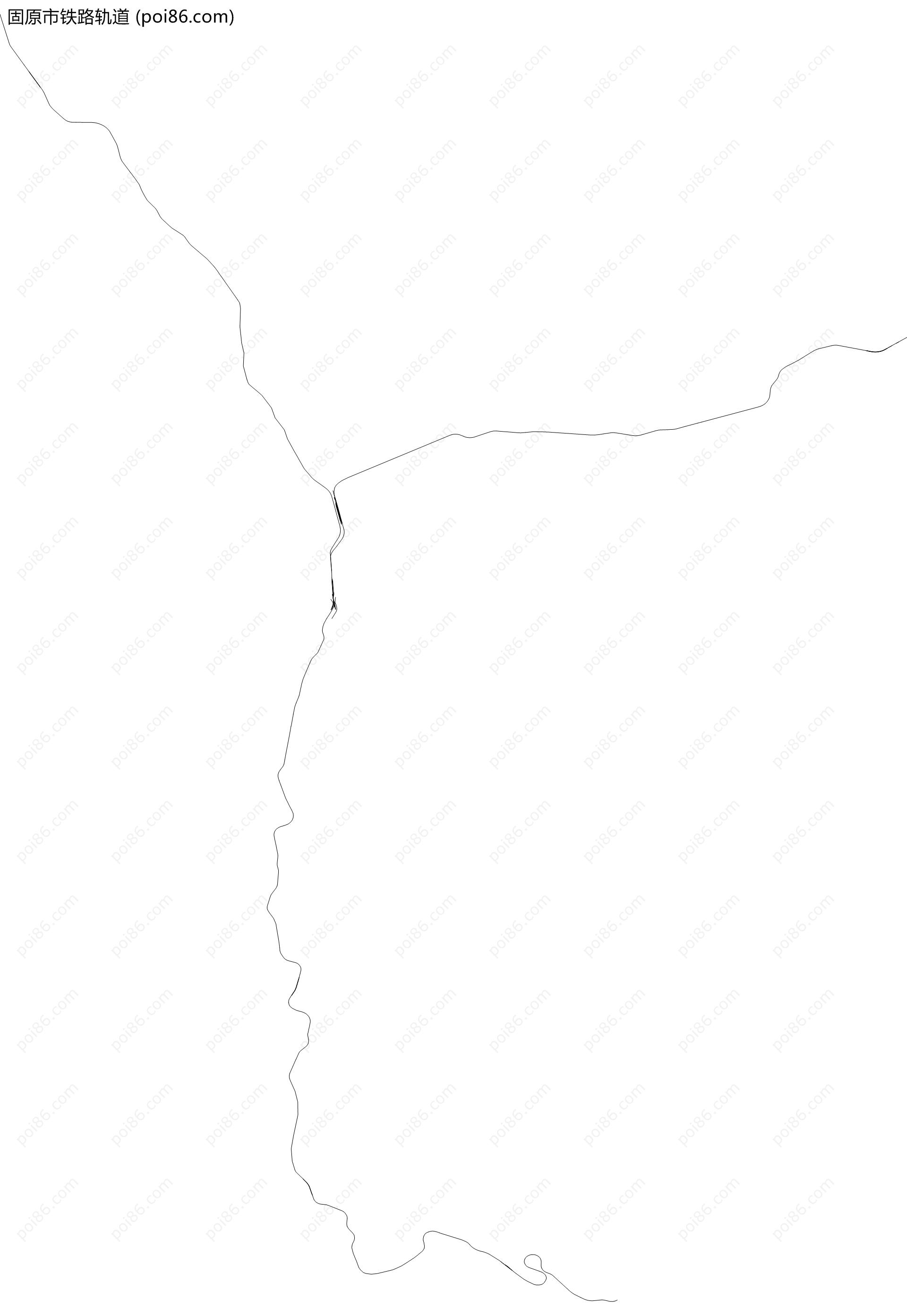 固原市铁路轨道地图