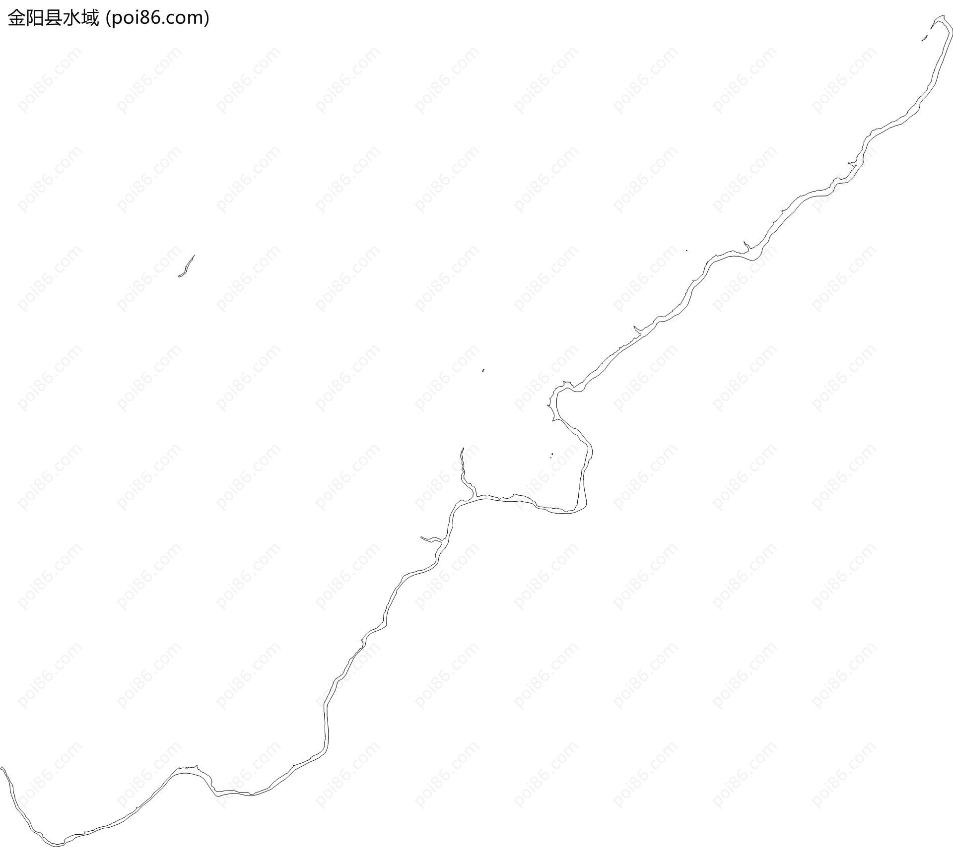 金阳县水域地图