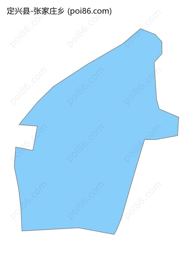 张家庄乡边界地图