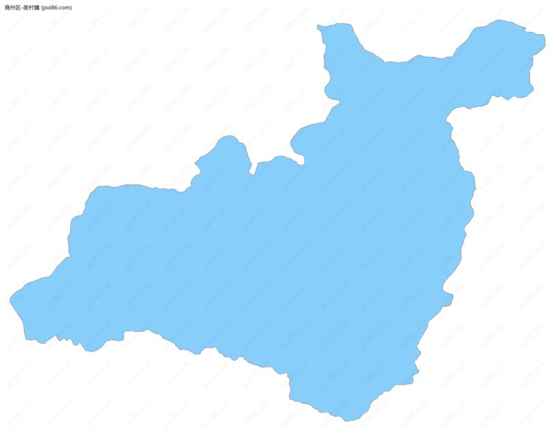 夜村镇边界地图