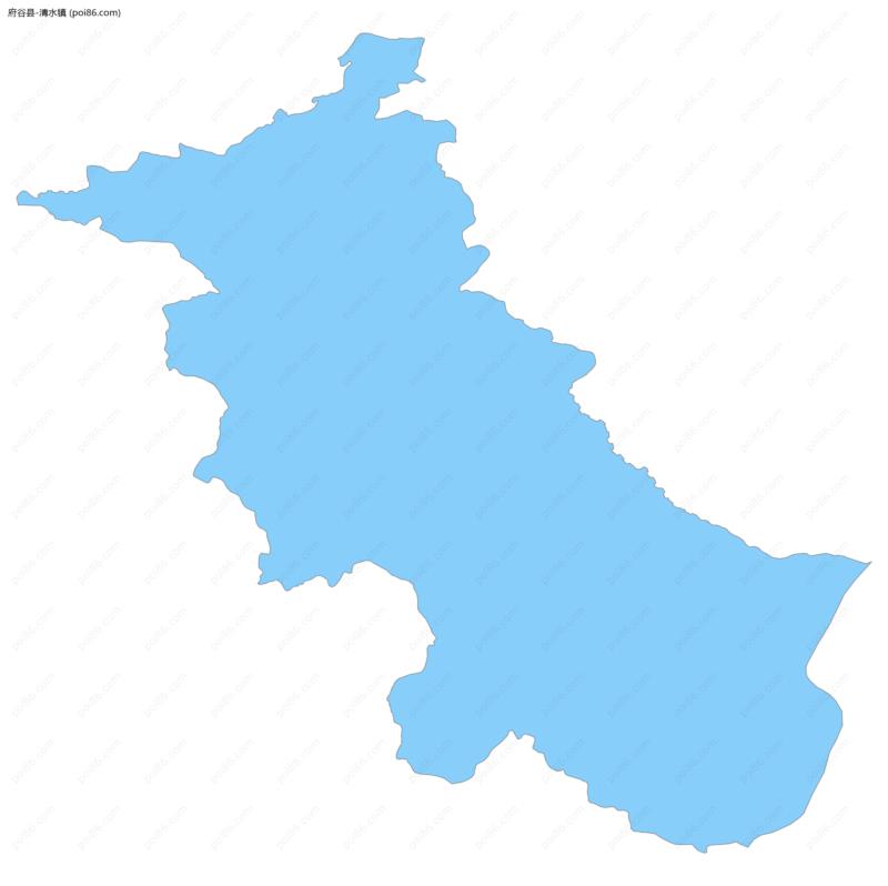 清水镇边界地图