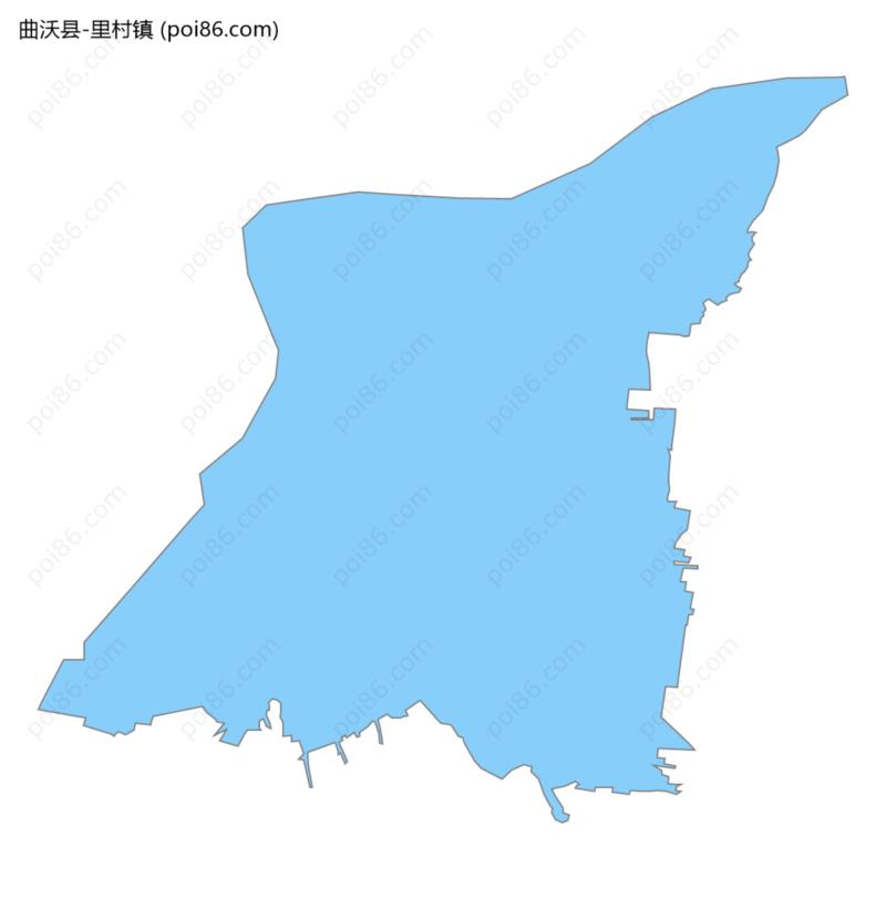 里村镇边界地图