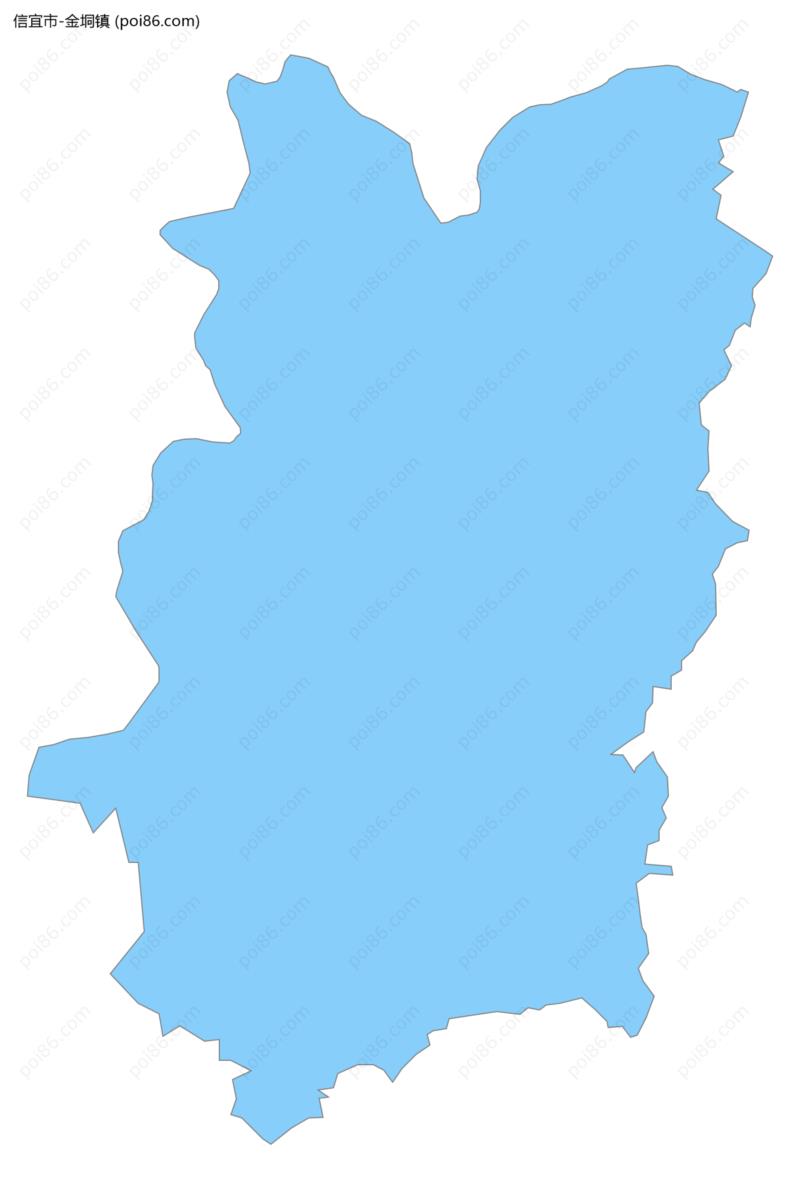 金垌镇边界地图