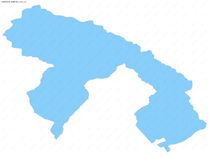 皇城蒙古族乡边界地图