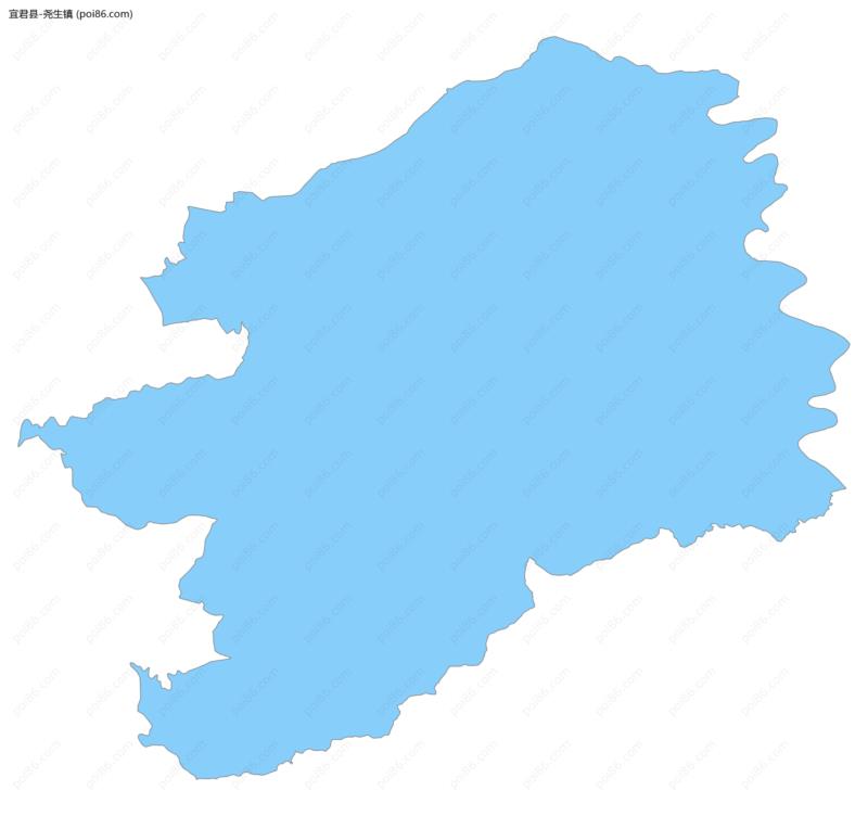 尧生镇边界地图