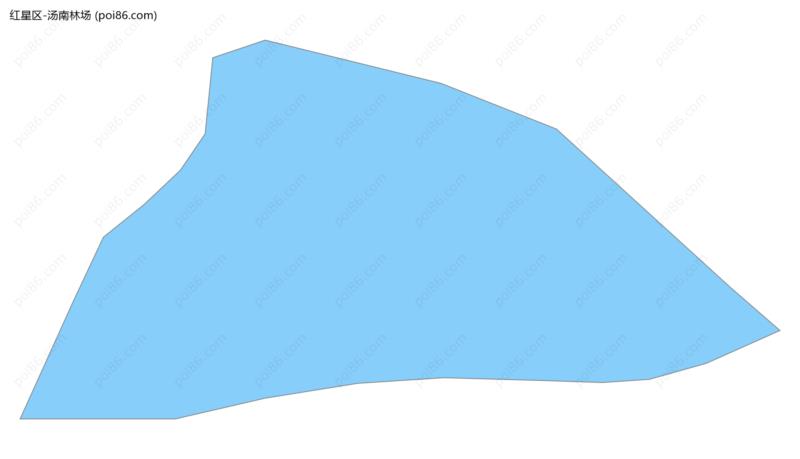 汤南林场边界地图