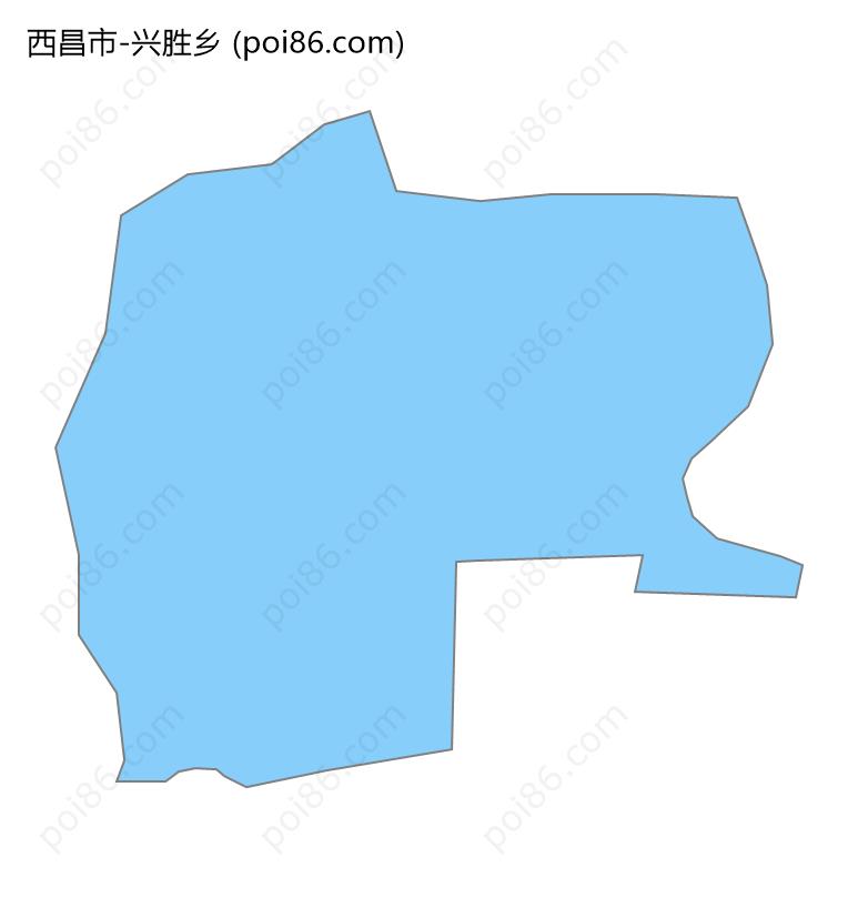 兴胜乡边界地图