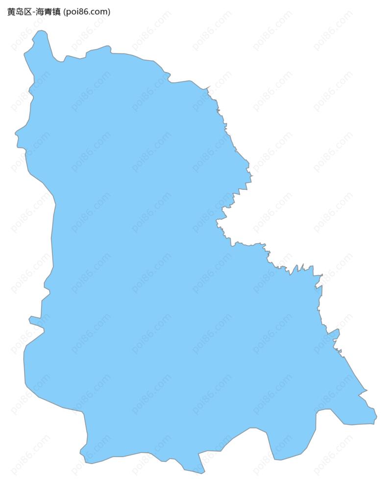 海青镇边界地图