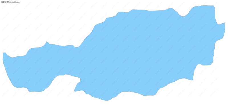 呷巴乡边界地图