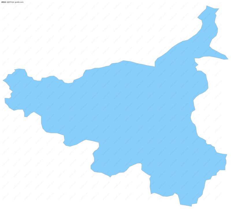 马尼干戈乡边界地图