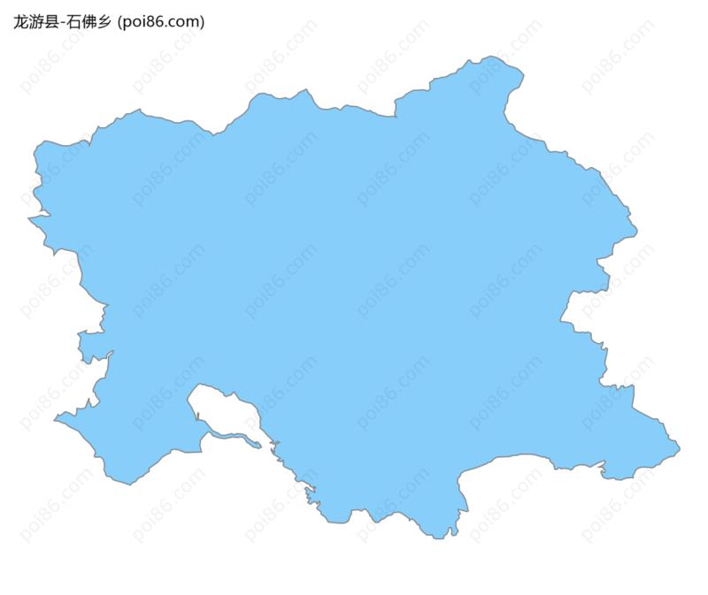 石佛乡边界地图