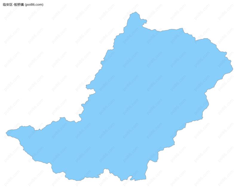 板桥镇边界地图