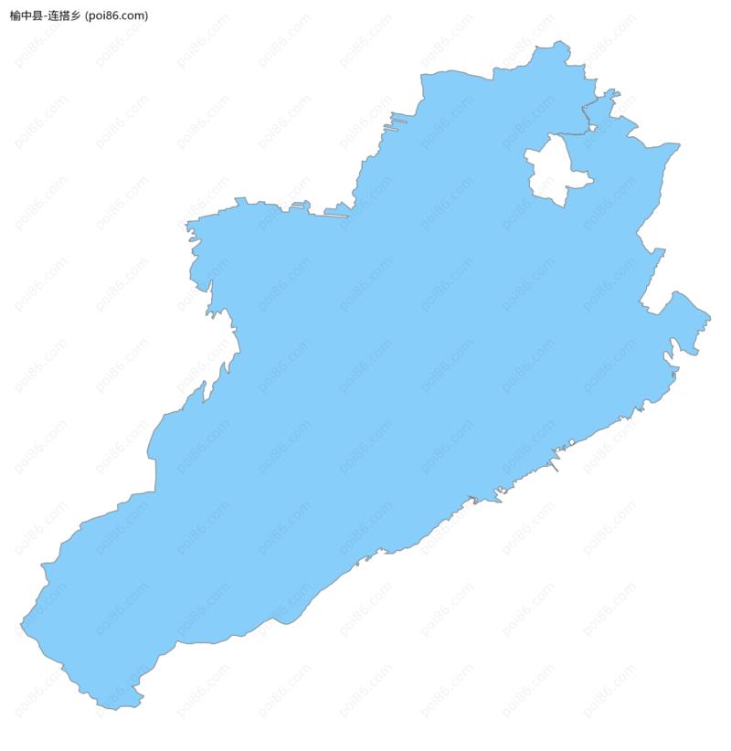 连搭乡边界地图