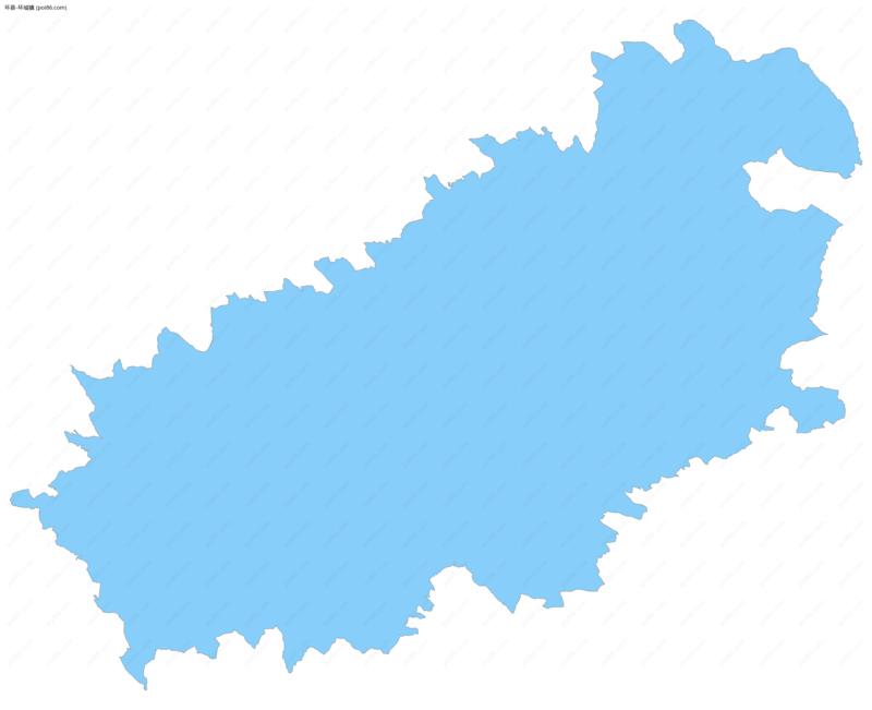 环城镇边界地图