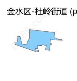 杜岭街道边界地图