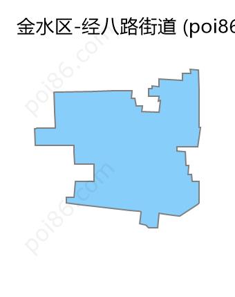 经八路街道边界地图
