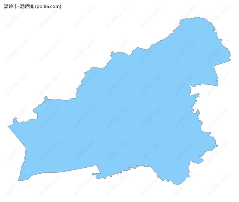 温峤镇边界地图