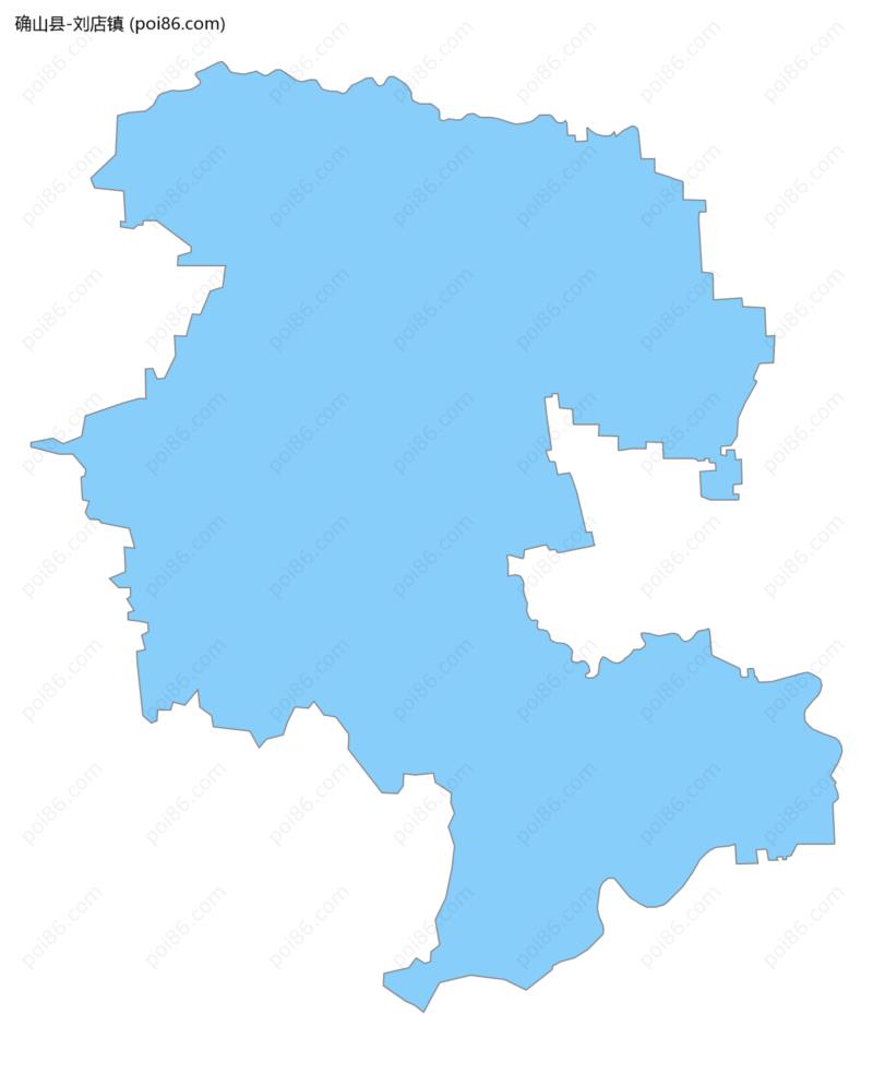 刘店镇边界地图
