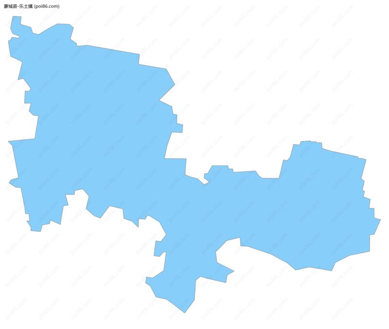 乐土镇边界地图