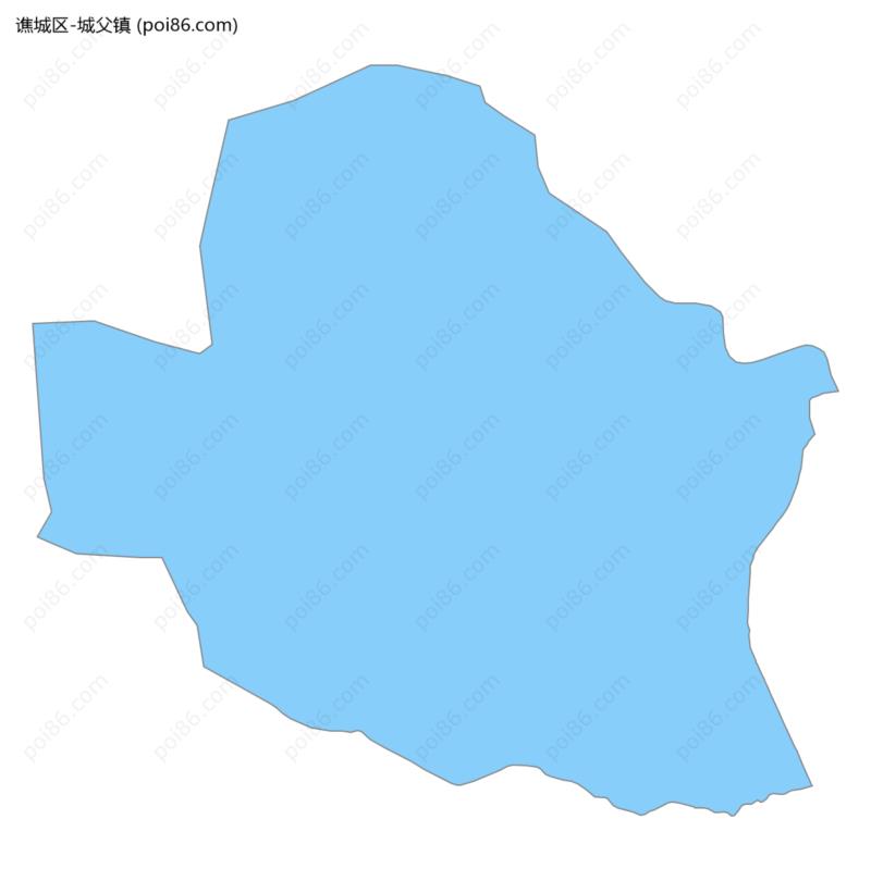 城父镇边界地图