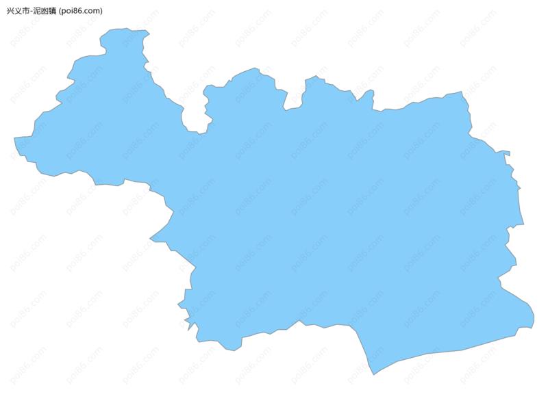 泥凼镇边界地图