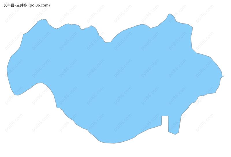 义井乡边界地图