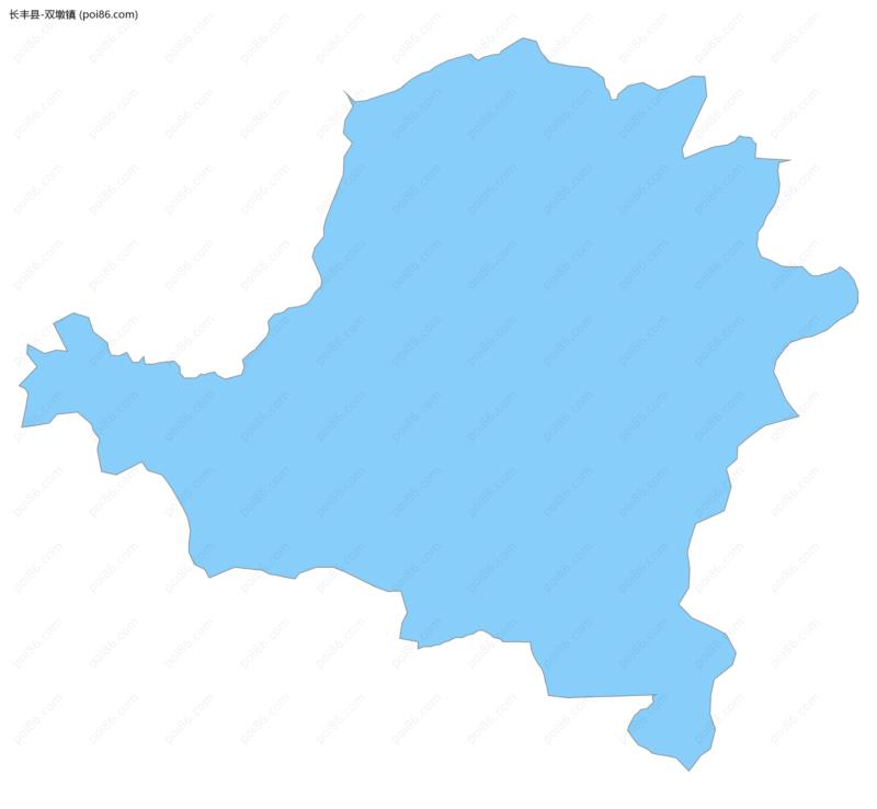 双墩镇边界地图