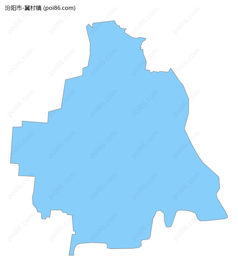 冀村镇边界地图