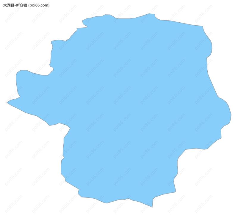 新仓镇边界地图