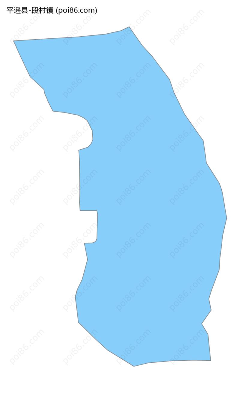 段村镇边界地图