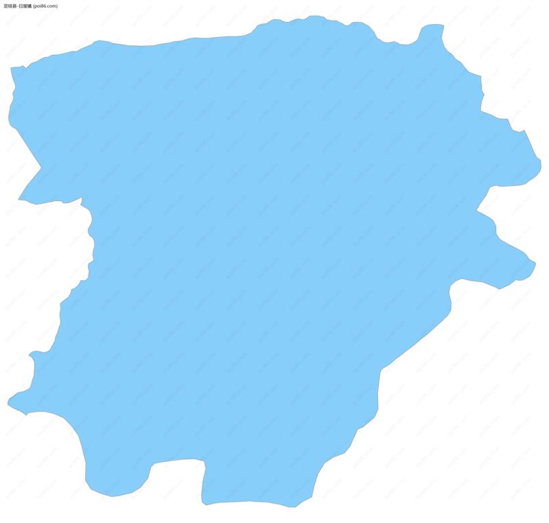 日屋镇边界地图