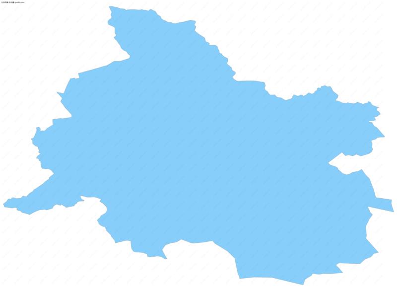 鲁北镇边界地图