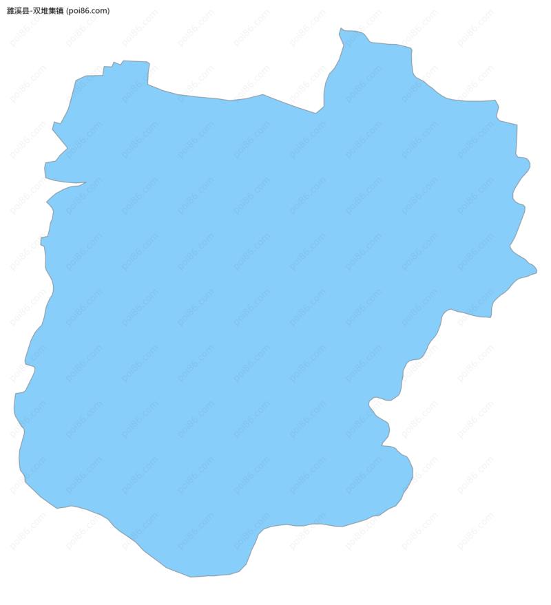 双堆集镇边界地图