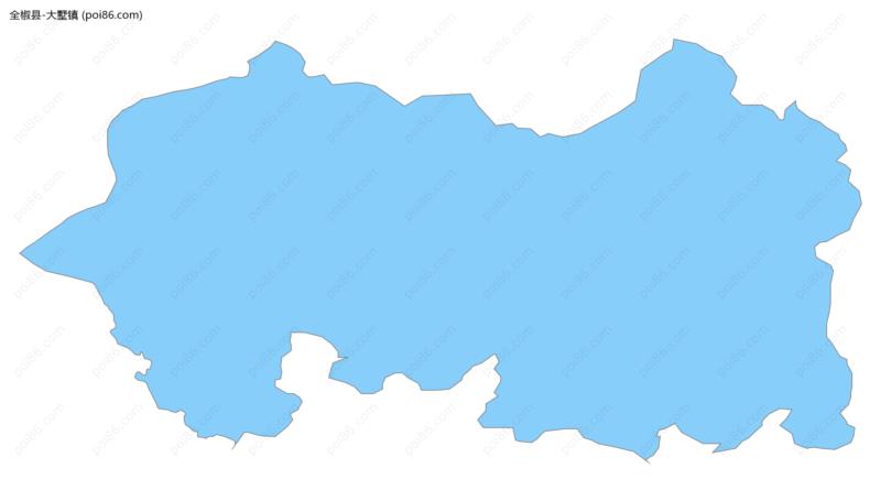 大墅镇边界地图