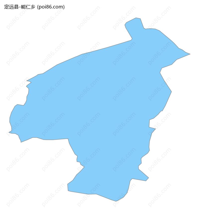 能仁乡边界地图