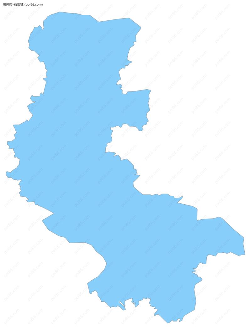 高德石坝镇poi数据-高德明光市poi数据-滁州市poi数据-高德安徽省poi