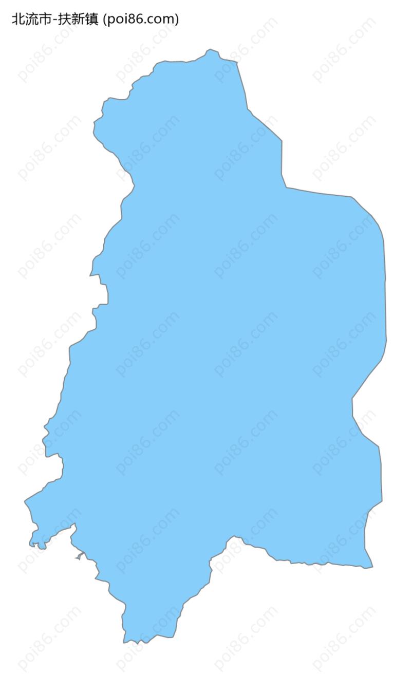 扶新镇边界地图