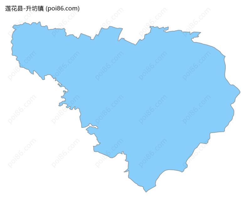 升坊镇边界地图