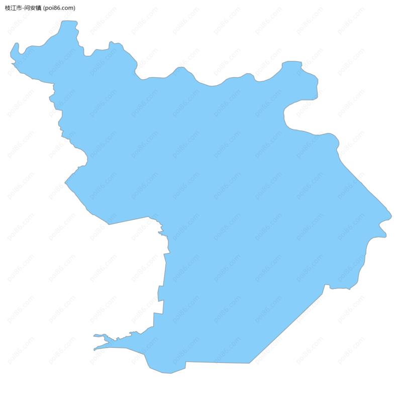 问安镇边界地图