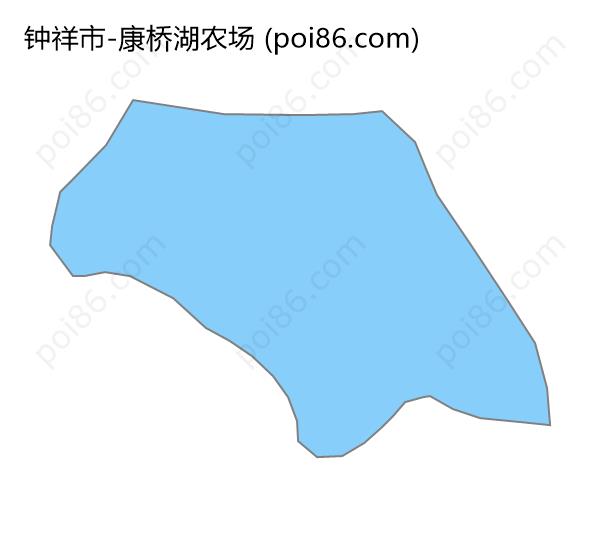 康桥湖农场边界地图