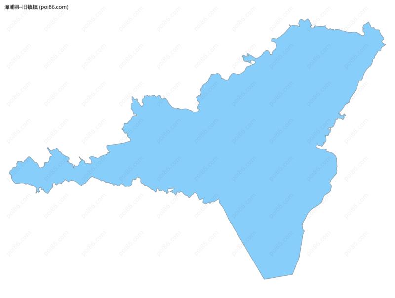 旧镇镇边界地图
