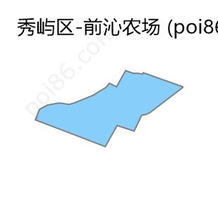 前沁农场边界地图