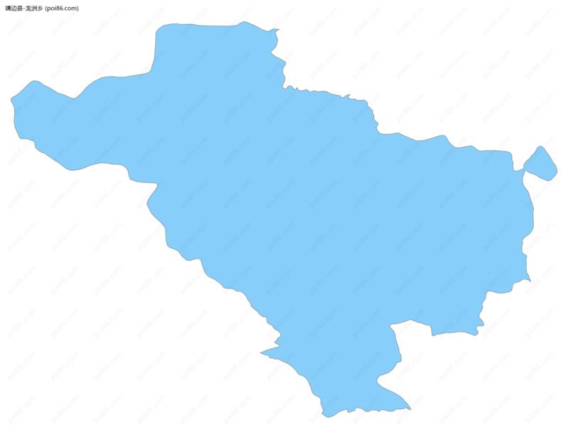 龙洲乡边界地图